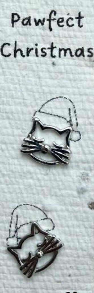 Earrings - Pawfect Christmas Cat