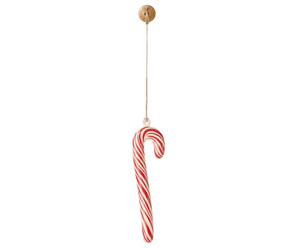 Metal Ornament - Large Stripe Sugar Cane