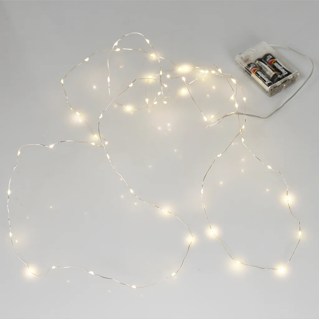Warm glow string of LED lights (3 metres)