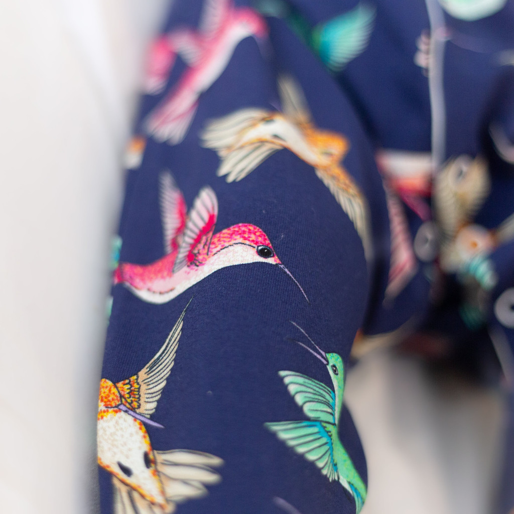 Hummingbird Cotton Sleepsuit