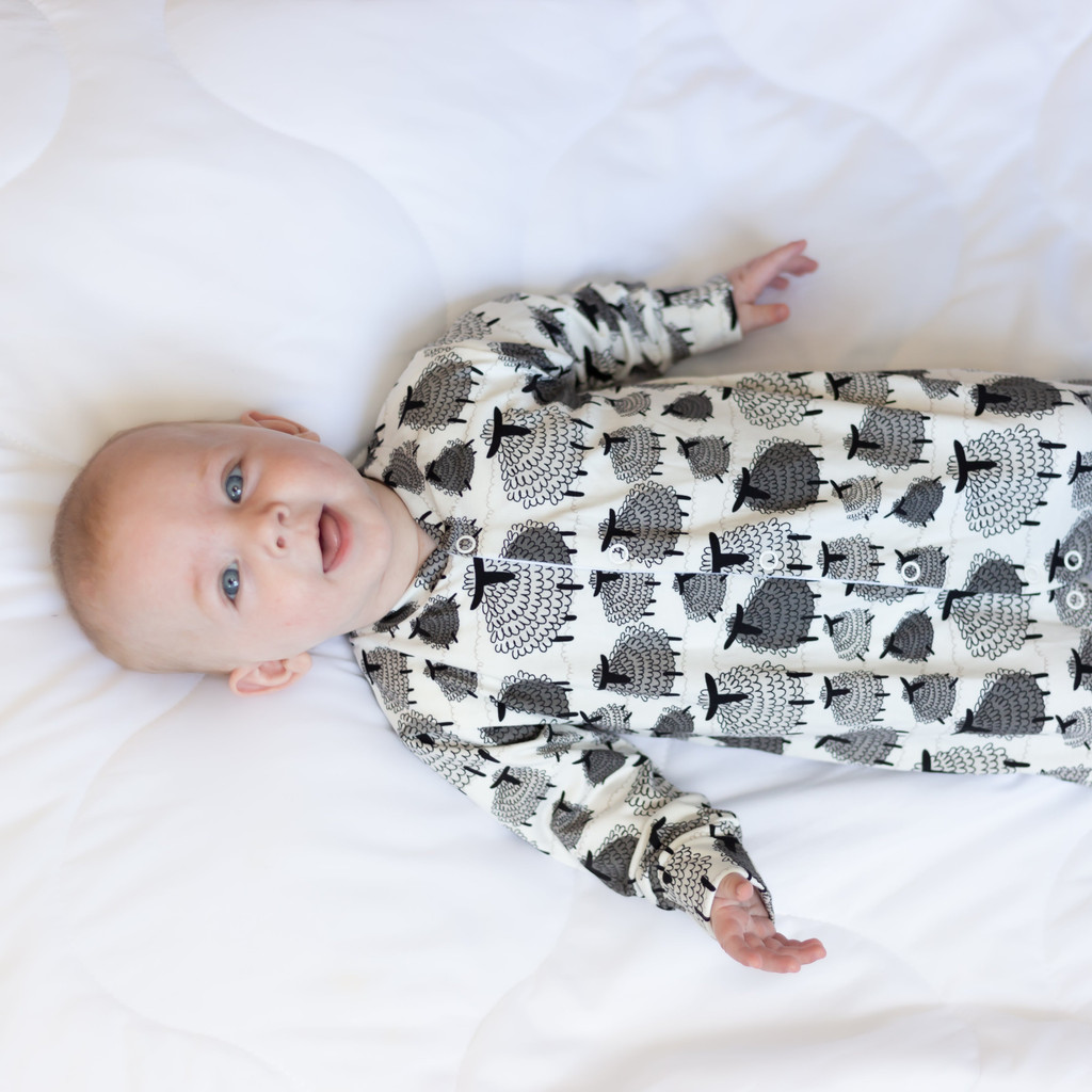Sheep Print Sleepsuit