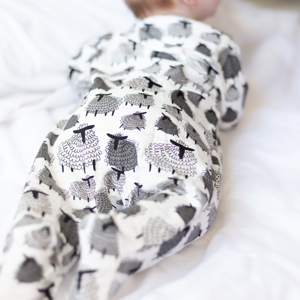 Sheep Print Sleepsuit