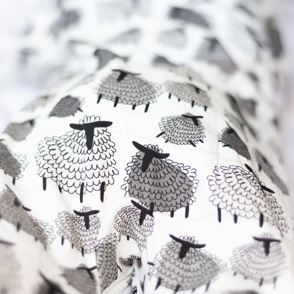 Sheep Print Sleepsuit