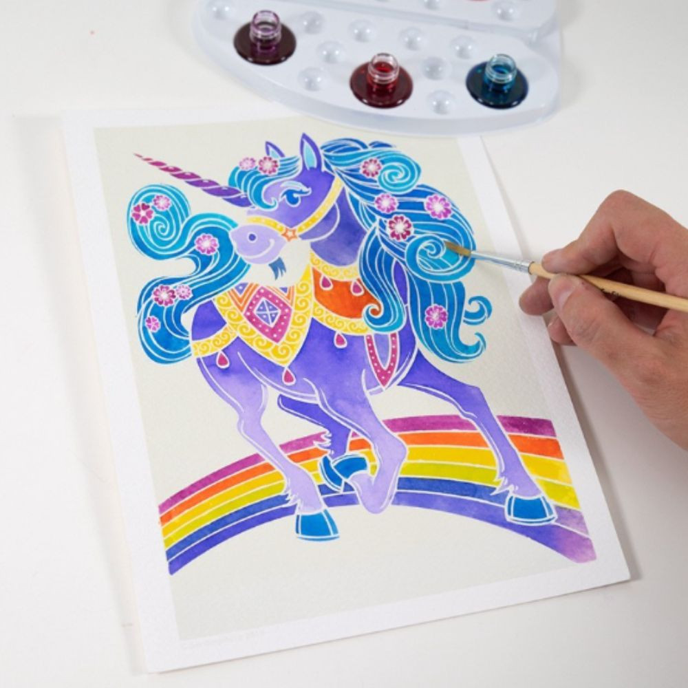 Paint By Numbers - Aquarellum Unicorns