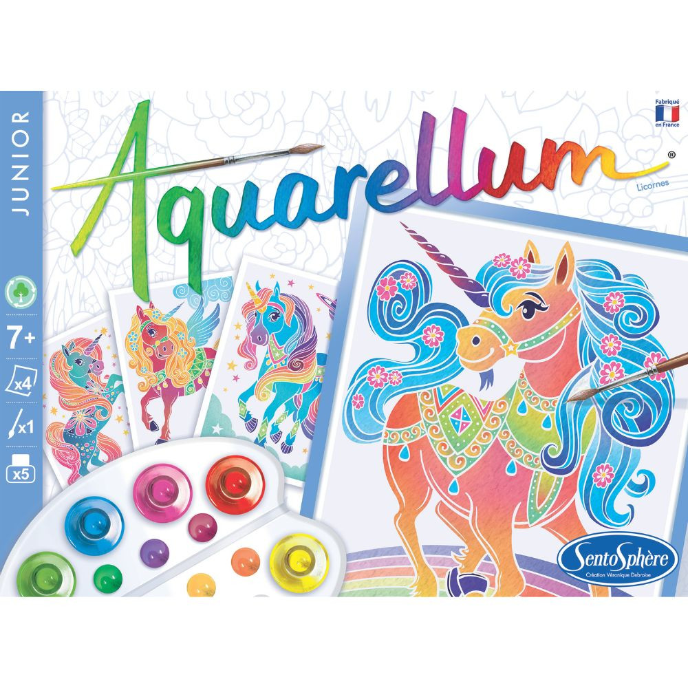 Paint By Numbers - Aquarellum Unicorns