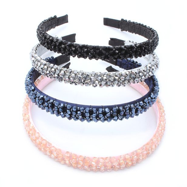 Wide Beaded Aliceband