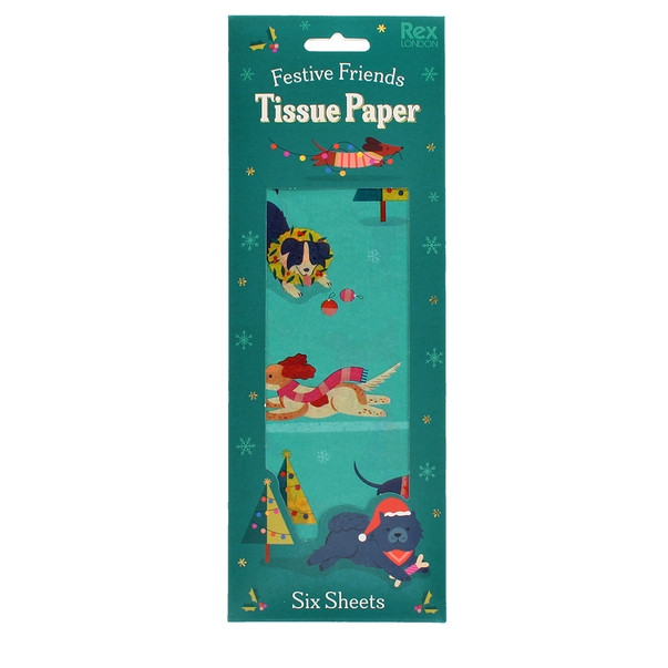 Tissue paper (6 sheets) - Festive Friends
