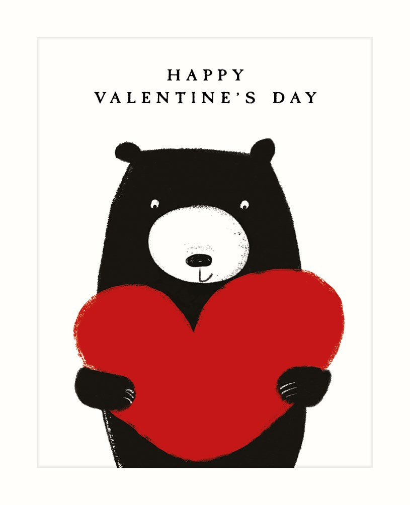 Bear Holding Heart BEV06