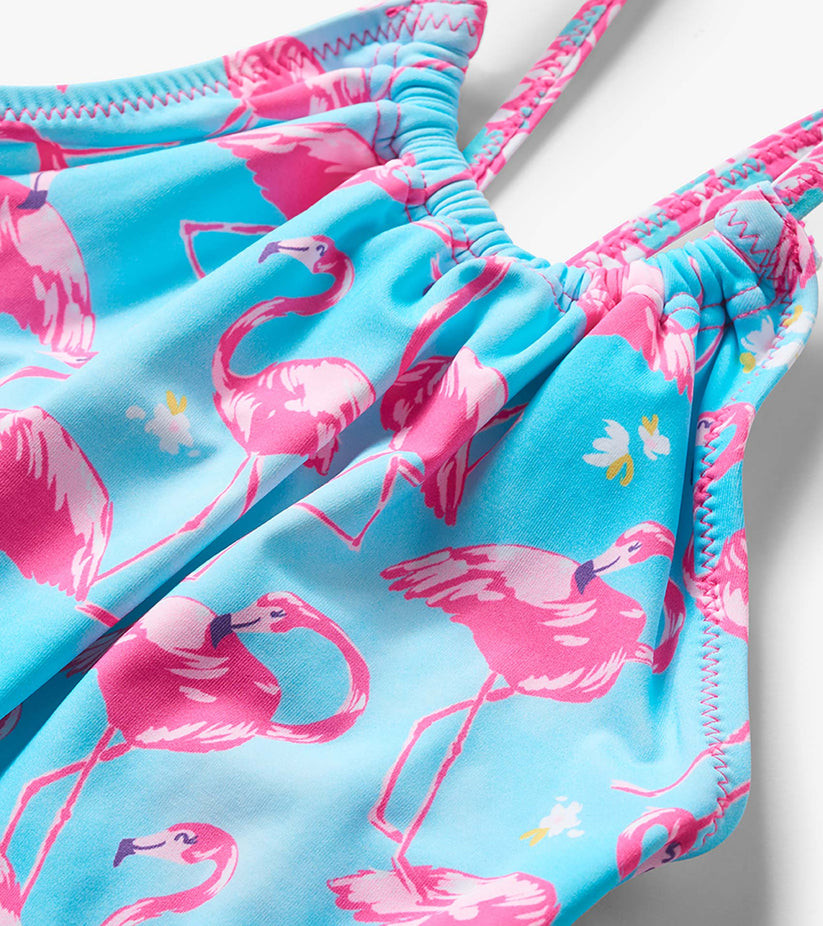 Girls Flamingos One-Piece Swimsuit