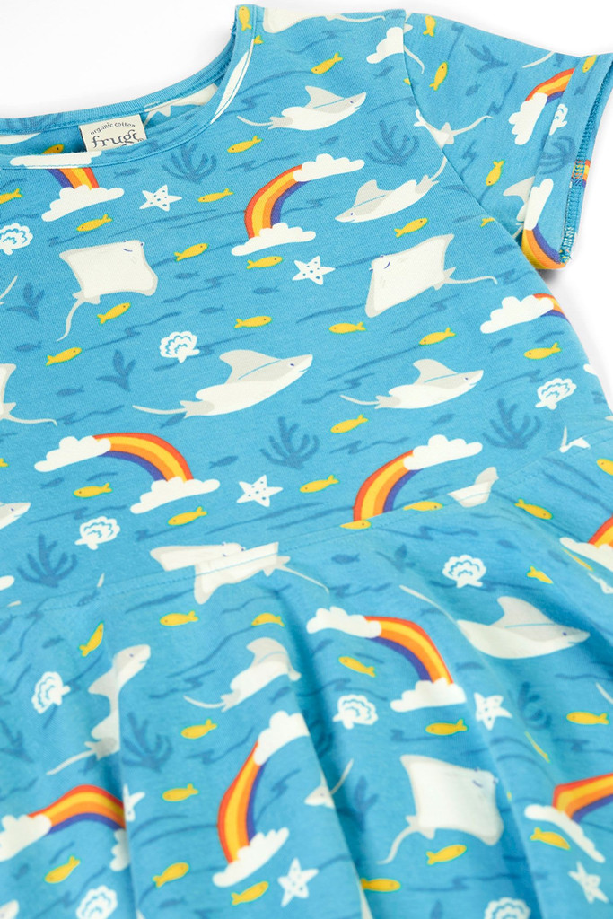 Spring Skater Dress - Rainbow Rays