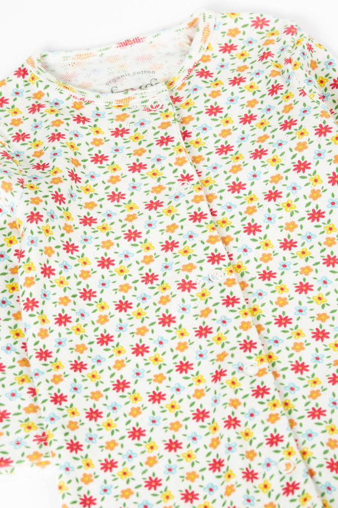 Lovely Pointelle Babygrow - Ditsy Floral
