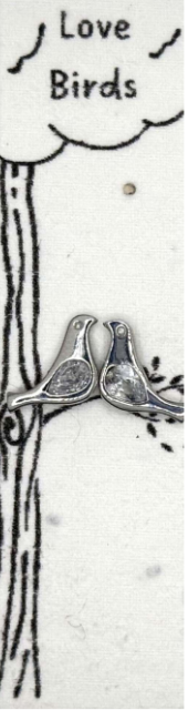 Earrings - Love Birds Gem