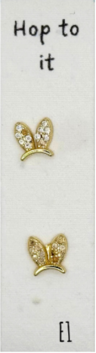 Earrings - Hop To It Bunny Ears