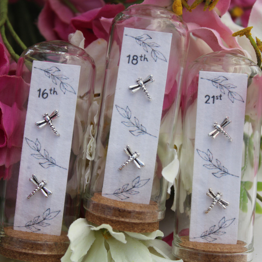 Earrings - 18th Birthday Dragonfly