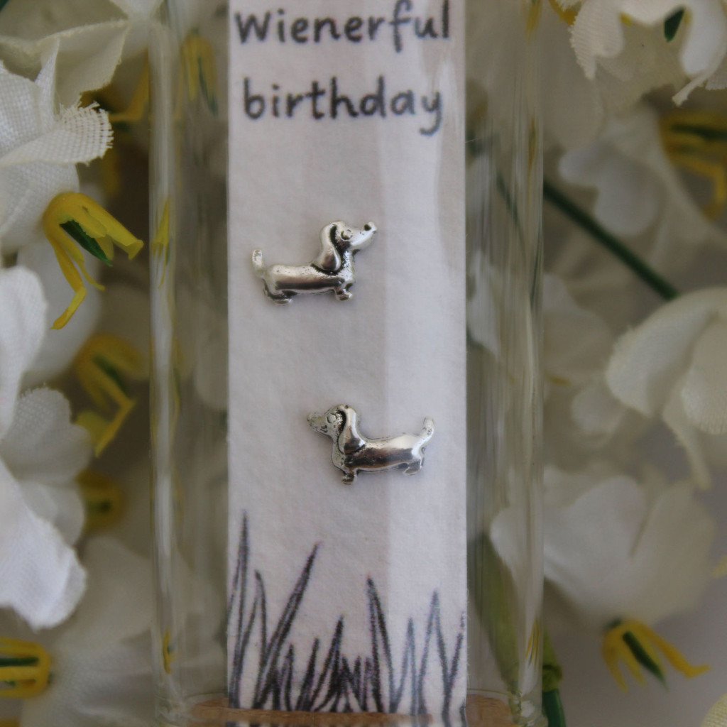 Earrings - Have A Wienerful Birthday