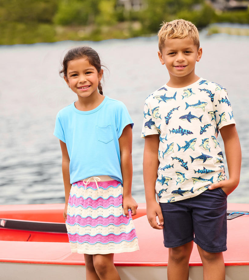 Glow in the Dark Sharks Graphic Tee