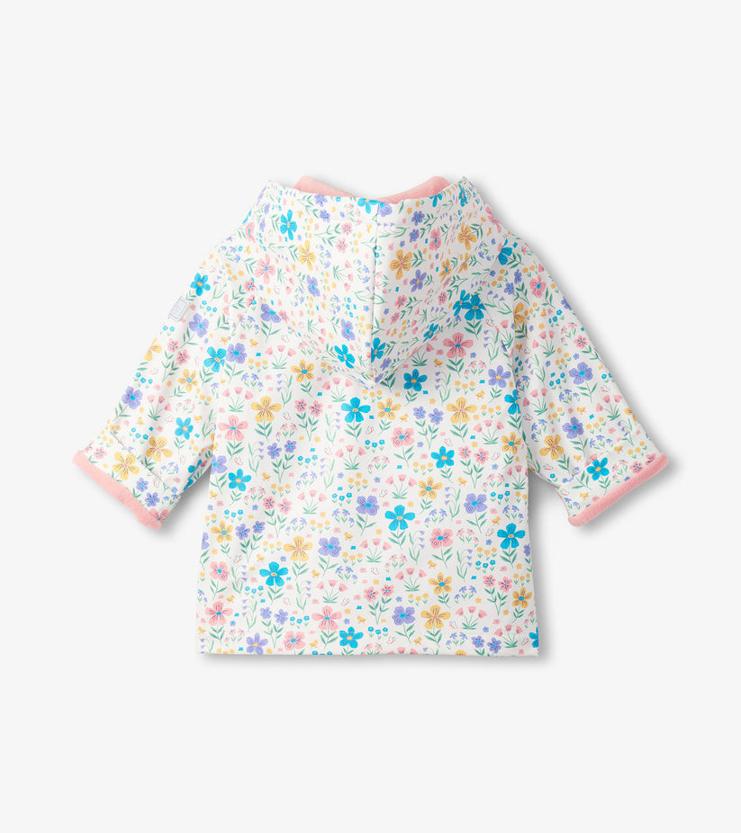 Little Garden Chicks Button-Up Rain Jacket