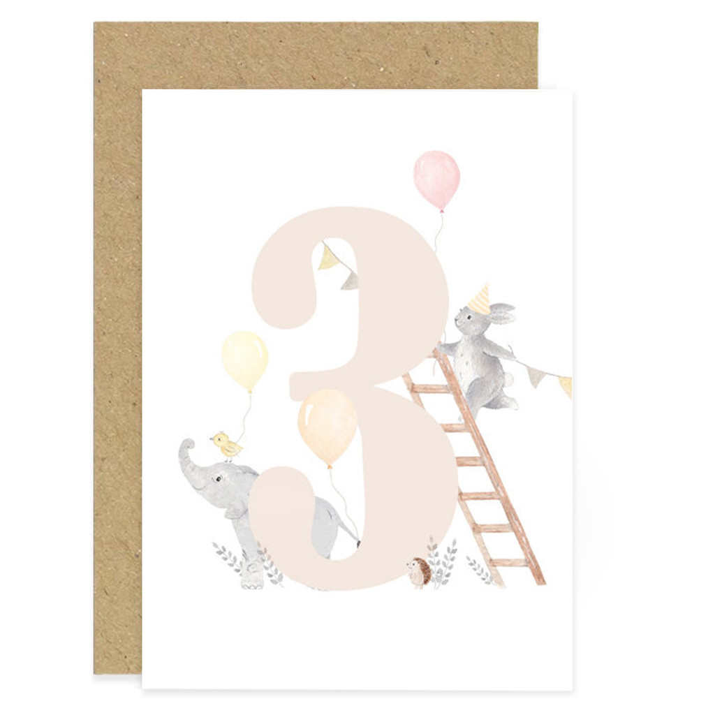 3rd Birthday Card LR03