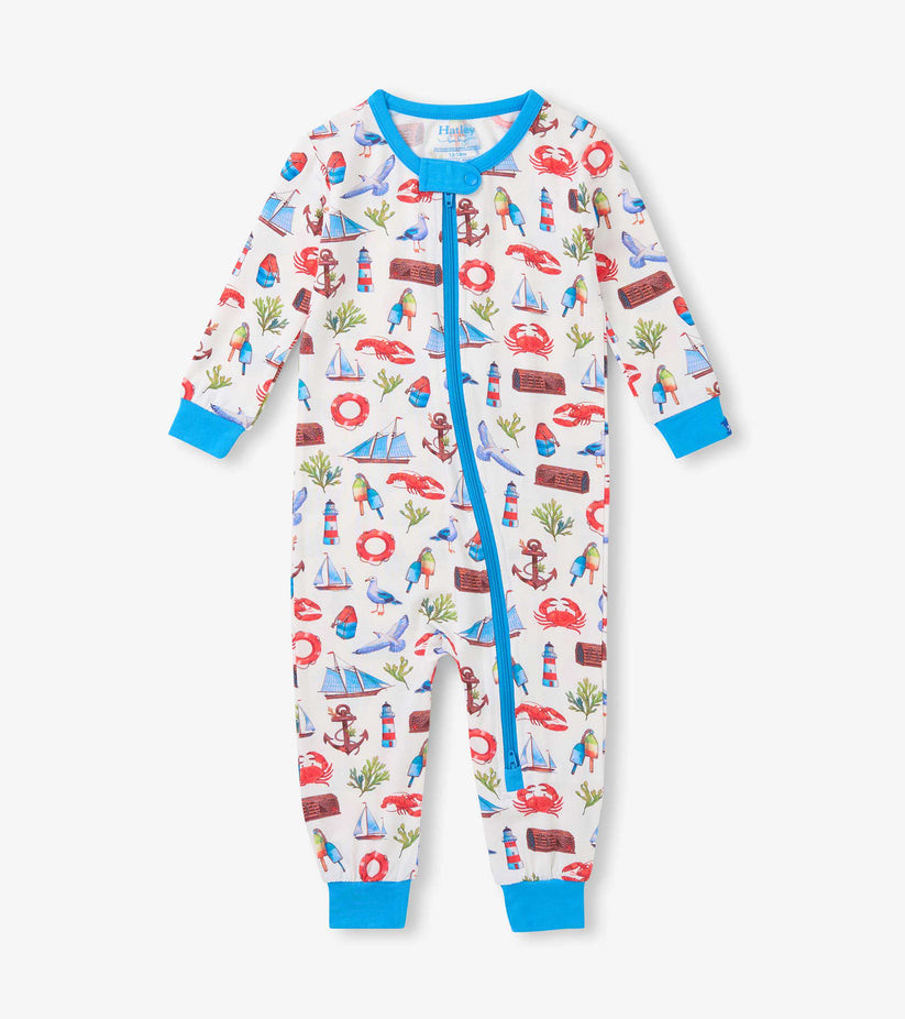 Painted Seascape Bamboo Coverall