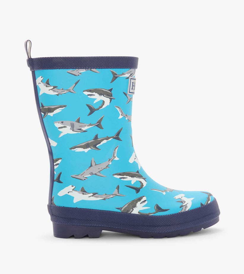 Shark Party Matte Rain Boots