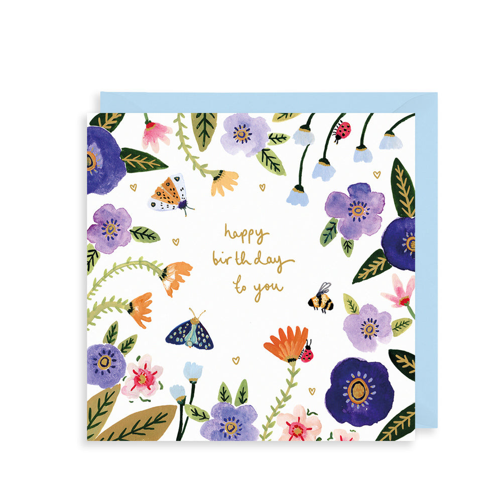 Anemones Birthday Card FLORA25