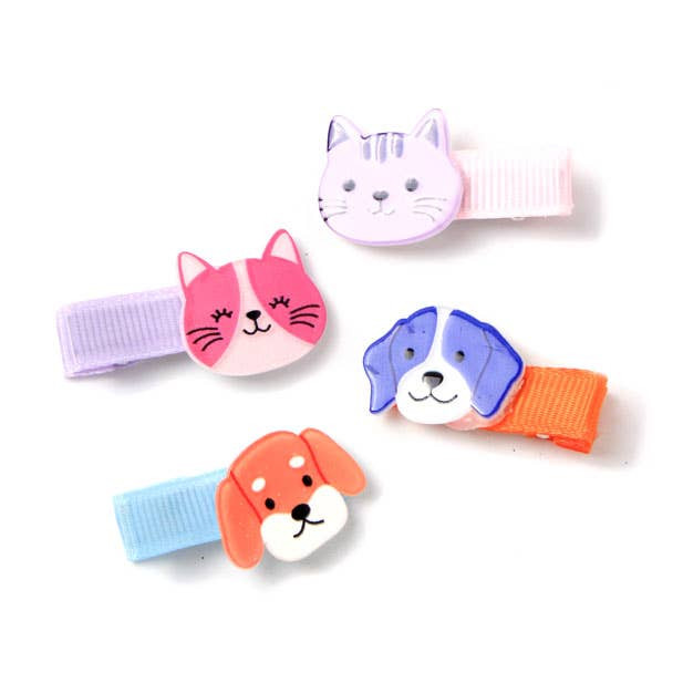 Dog & Cat Face Hair Clips