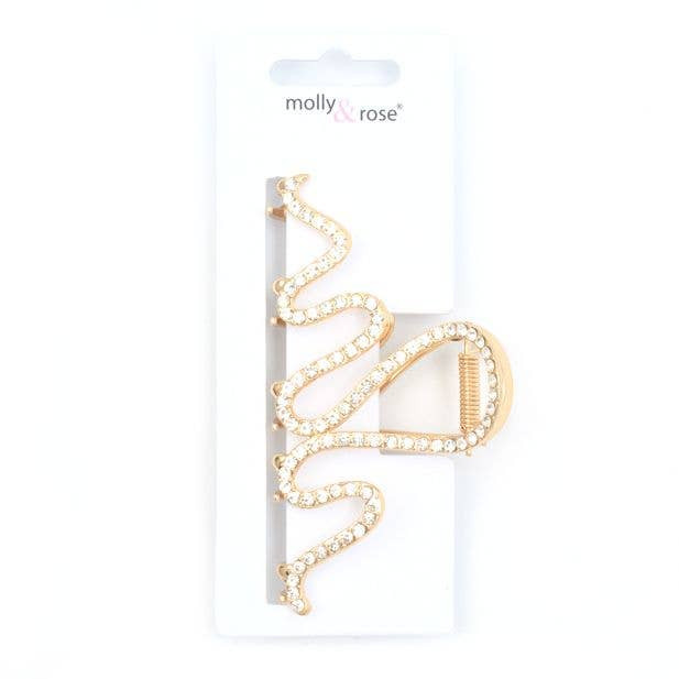 Looped Metal Crystal Clamp
