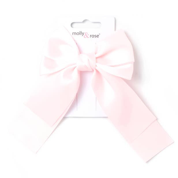 Tonal Pink Bow Beak Clip