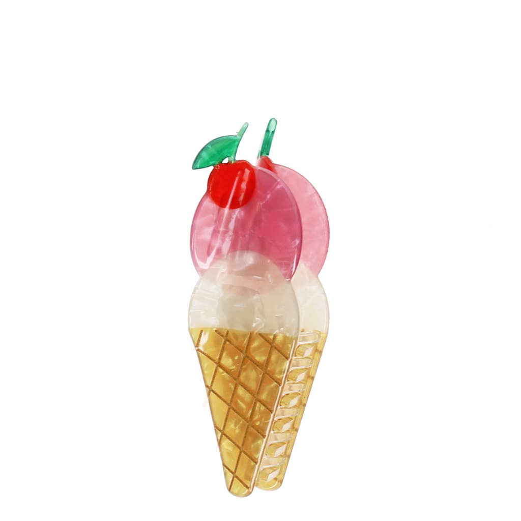 Hair claw clip - Ice Cream
