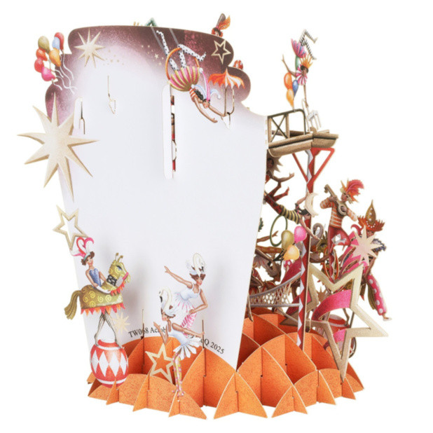 Acrobats - Top of the World Pop Up Greetings Card TW068