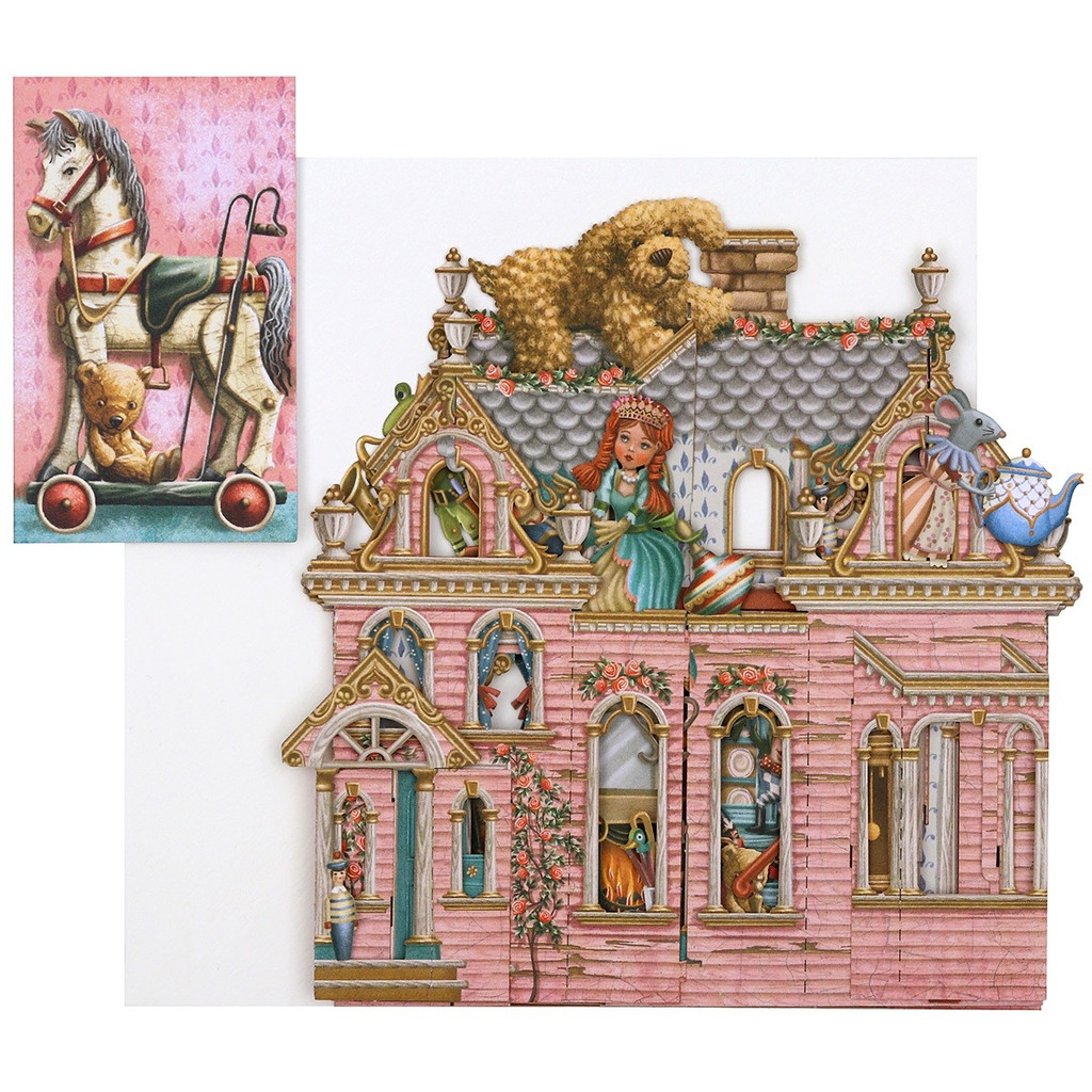 Dolly’s Dream House - 3D Pop Up Greetings Card 3D053