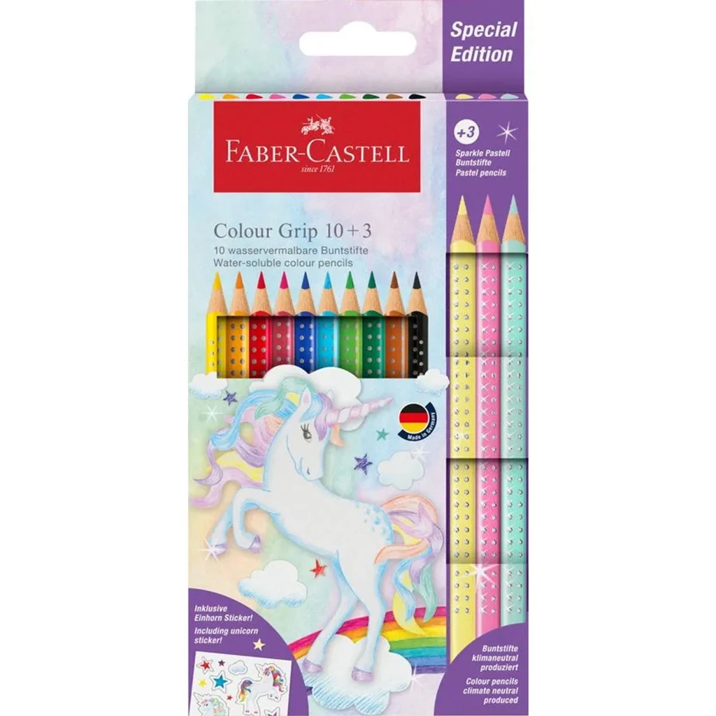 Coloured Pencils Colour Grip Unicorn 10+3