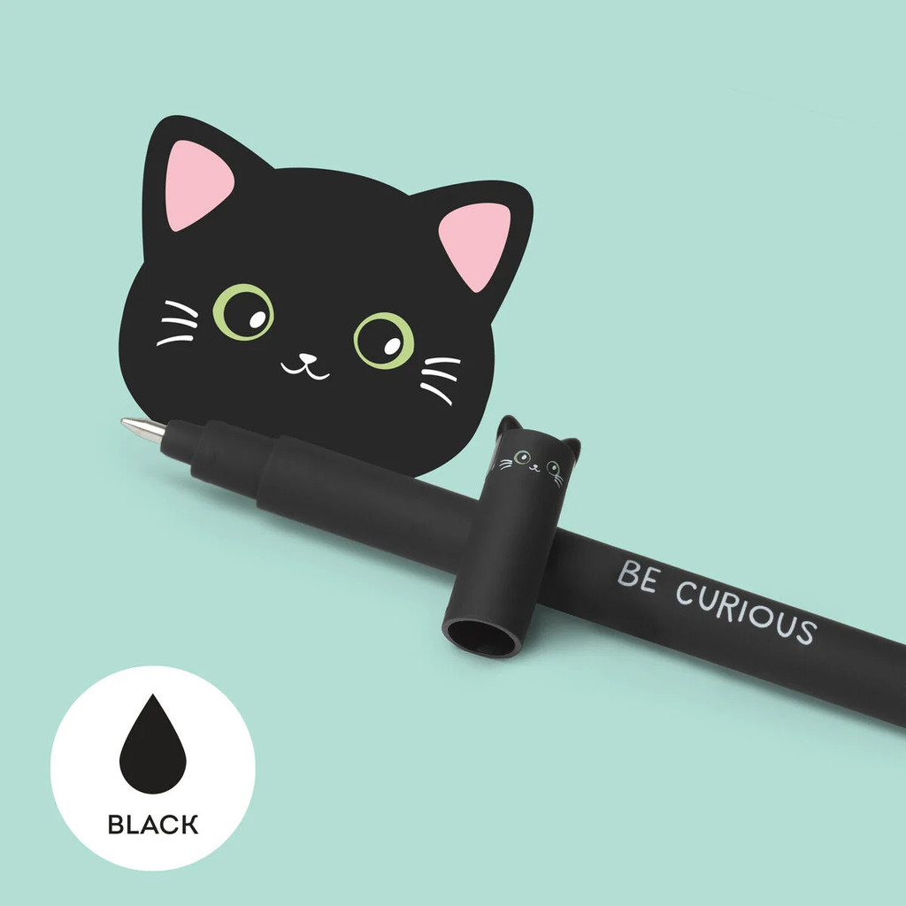 Be Curious Kitty Erasable Gel Pen