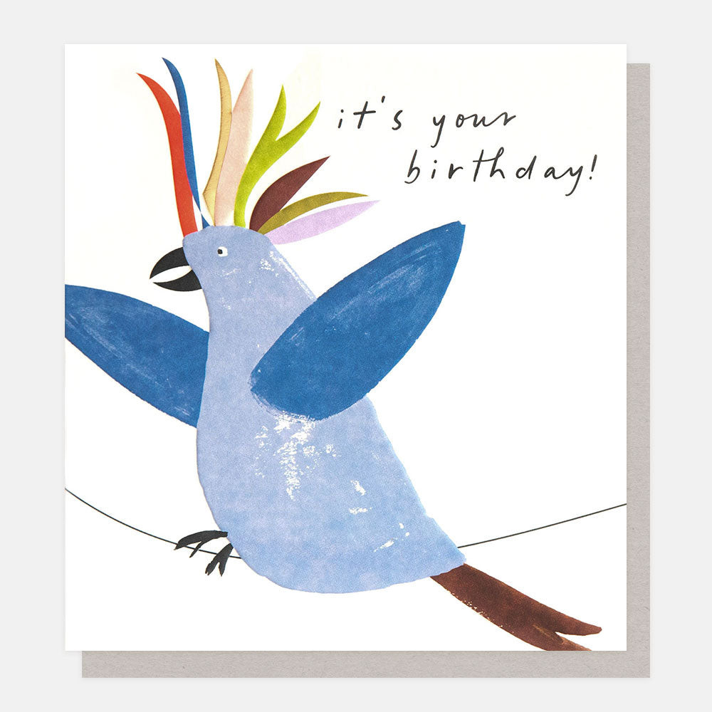 Parrot On A String Birthday SHW018