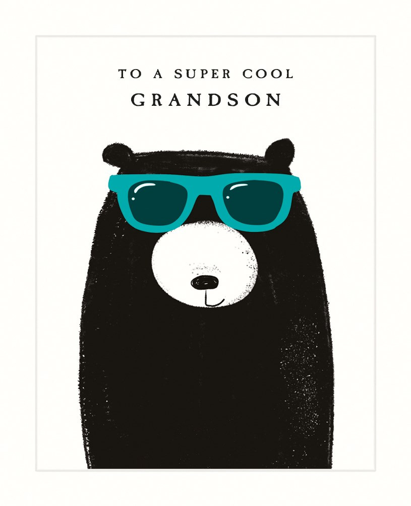Super Cool Grandson Bear BER04