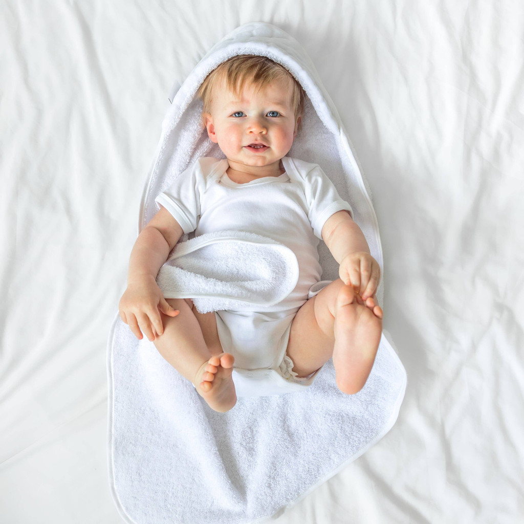 Grey Marshmallow Hooded Towel