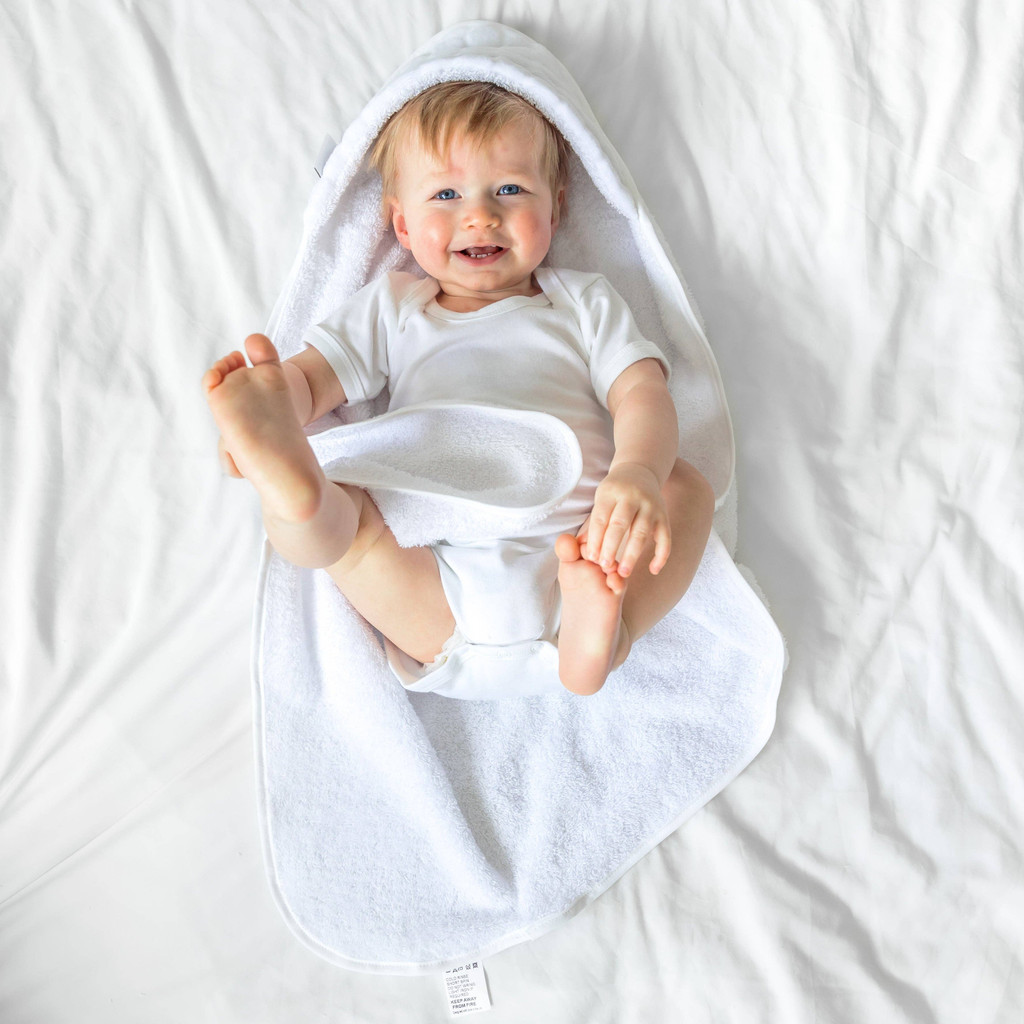 Grey Marshmallow Hooded Towel