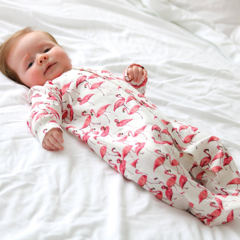 Flamingo Unisex Baby Cotton Sleepsuit