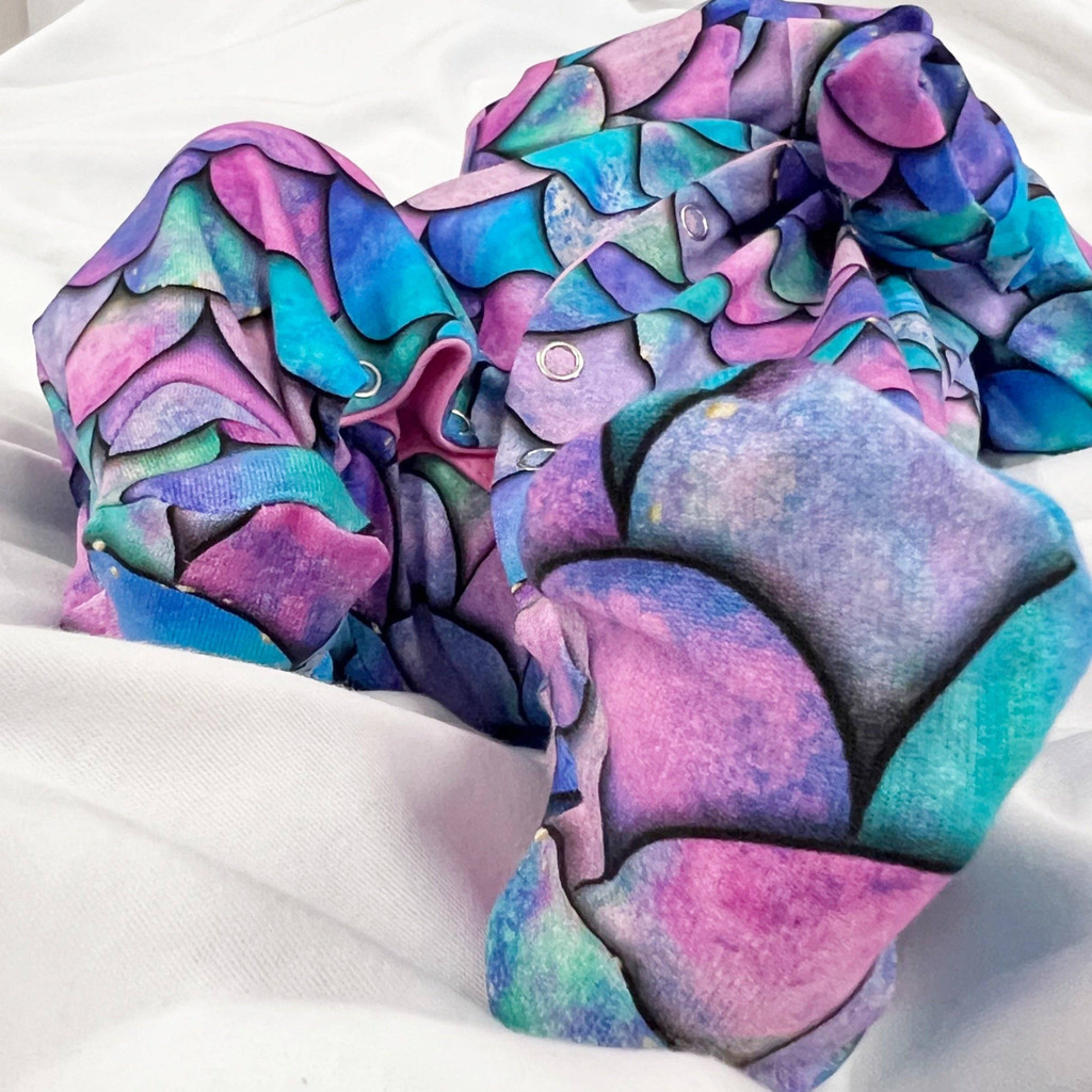 Mermaid Baby Cotton Sleepsuit