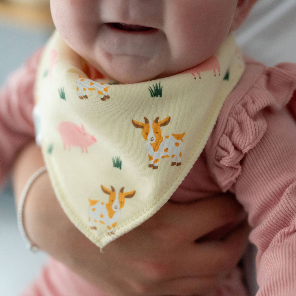 Pigs and Goats Dribble Bib