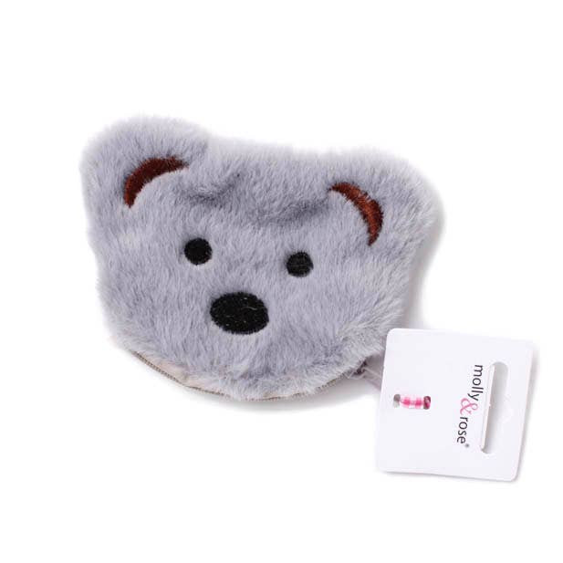 Teddy Face Purse With Zip