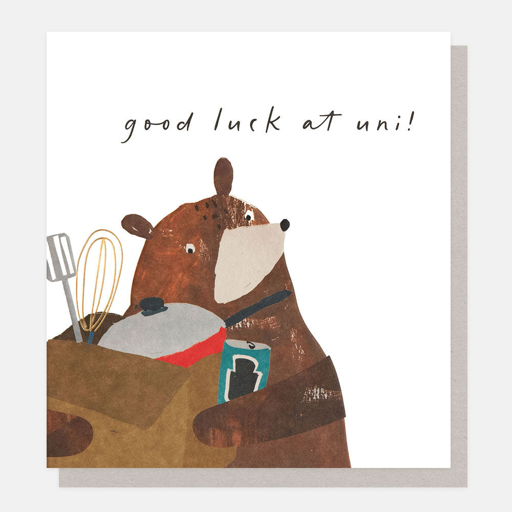 Bear & Box Good Luck At Uni SHW016