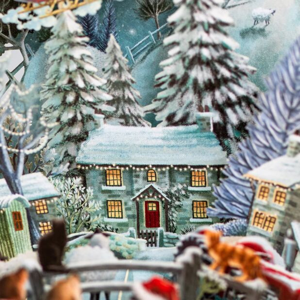 It’s Santa 3D Christmas Card XTW035