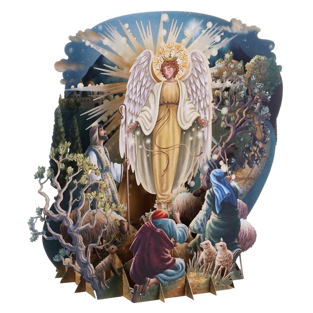 The Annunciation Christmas 3D Card XTW044