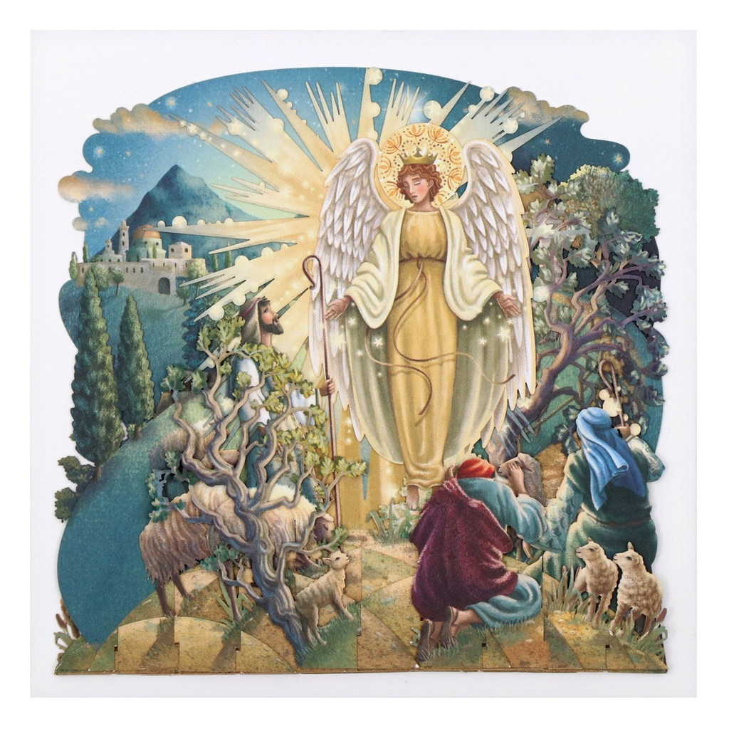 The Annunciation Christmas 3D Card XTW044