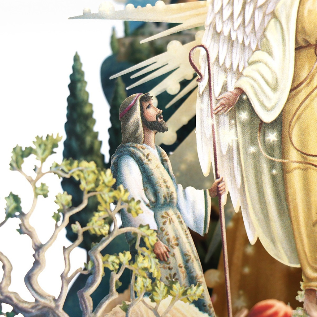 The Annunciation Christmas 3D Card XTW044