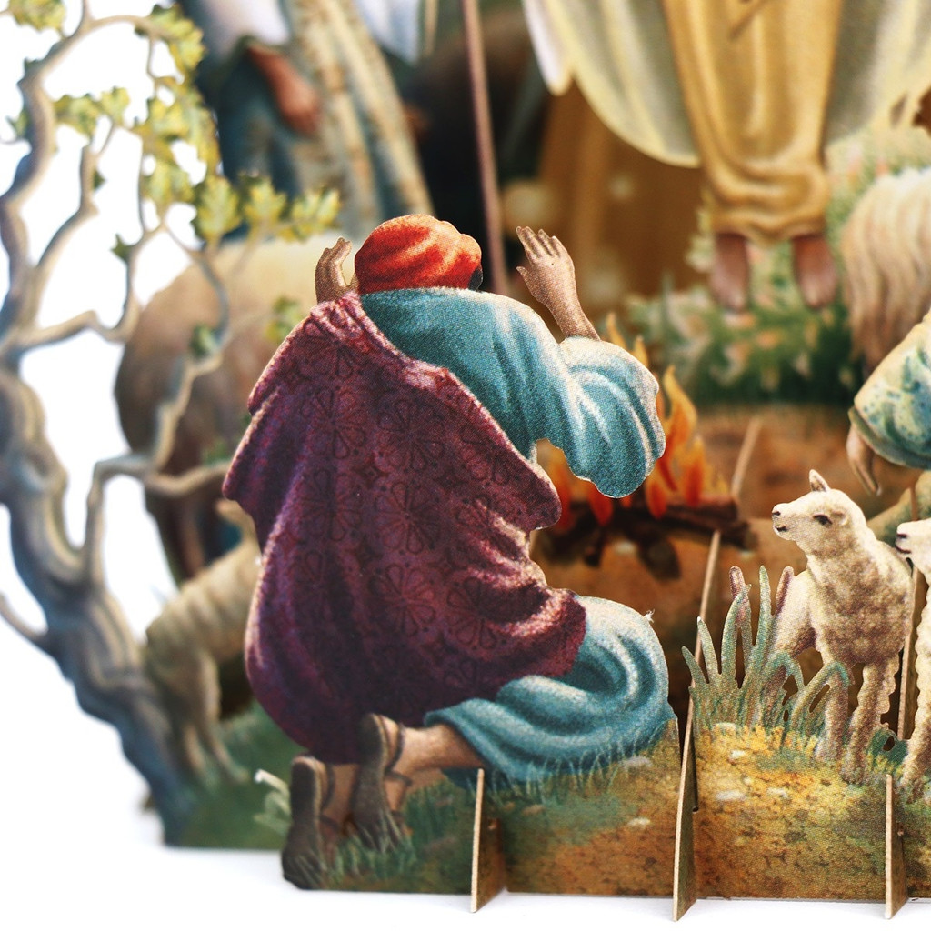 The Annunciation Christmas 3D Card XTW044