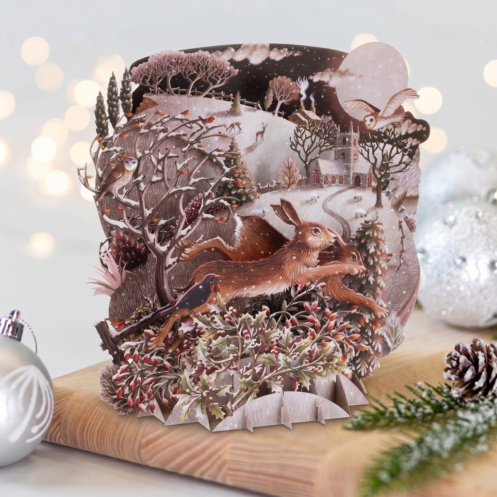Gone Tomorrow 3D Christmas Card XTW045