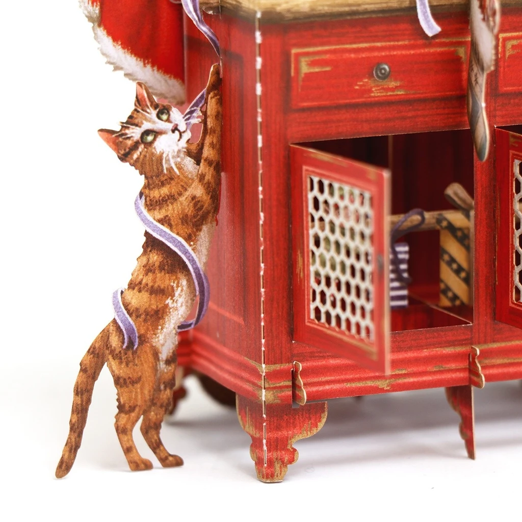 Santa’s Dresser - 3D Christmas Card X3D043