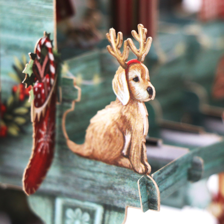 Santa’s Piano - 3D Christmas Card X3D044